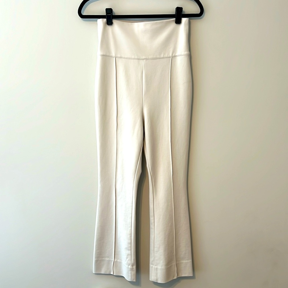 M.M. LaFleur Cream Flare Pants Size 4